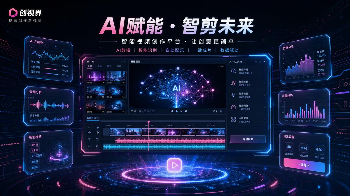 海角网【海角网 AI视频教程】AI视频剪辑工具完整视频演示 | 智能剪辑视频教程